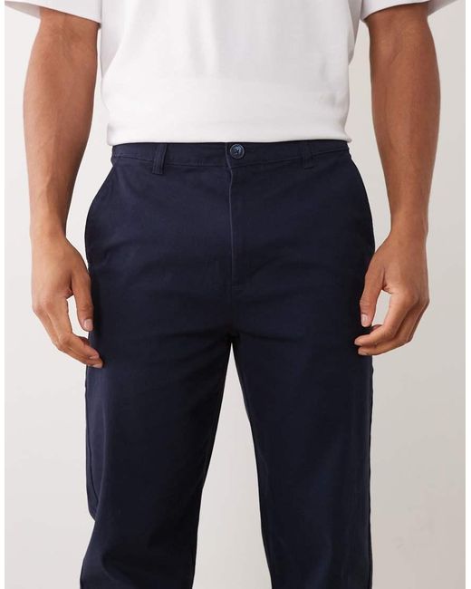 ASOS Black 2 Pack Straight Chinos for men