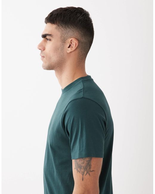 ASOS – 2er-pack basic-t-shirts in Black für Herren
