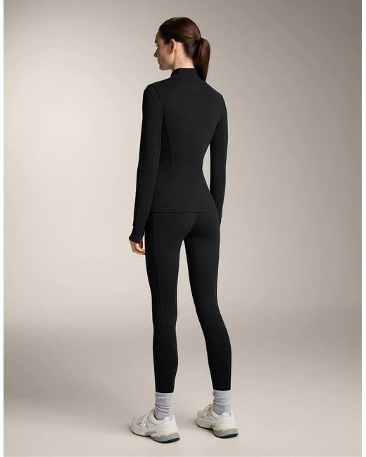 Oysho Black Warm Ankle-length leggings 70 Cm