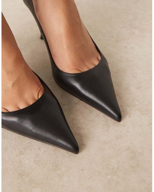Mango Blue – spitze lederschuhe