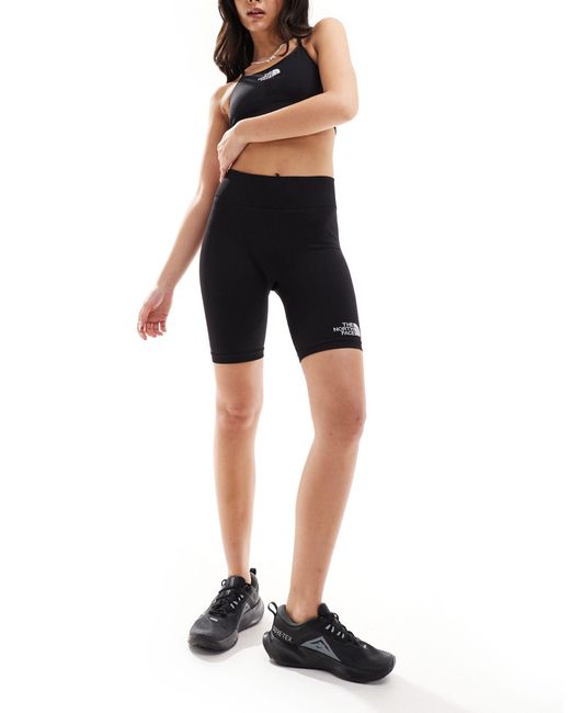 The North Face Black Training Seamless High Waist legging Shorts