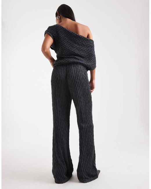 Vero Moda Blue Jersey Wide Leg Pants