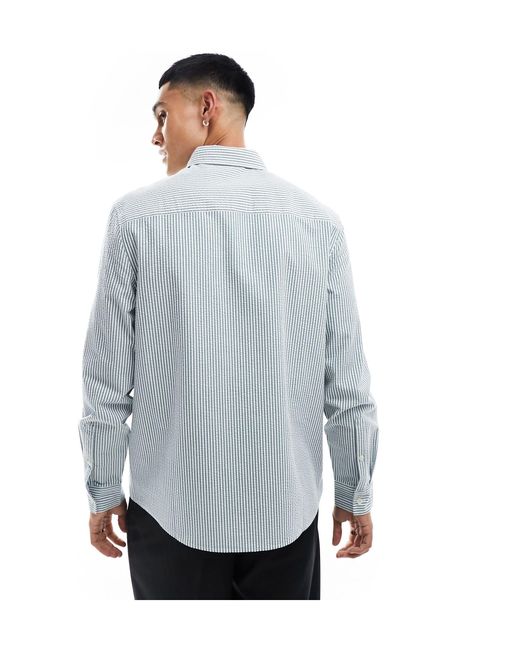 Camicia giacca di ASOS in Gray da Uomo