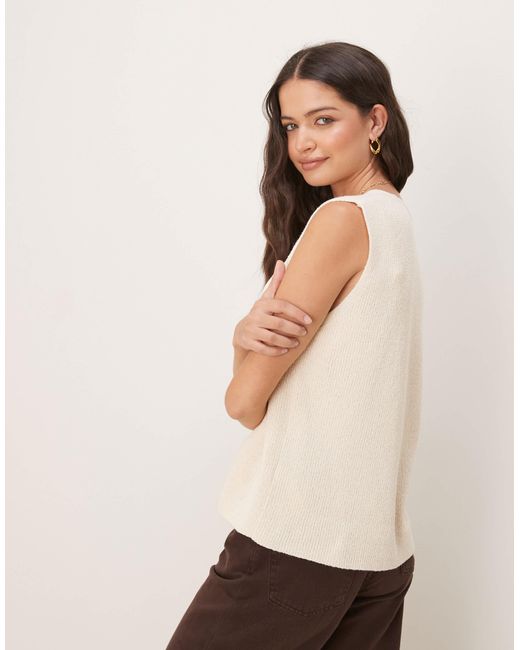 ASOS Natural – locker geschnittene weste
