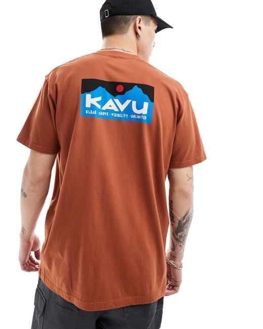 T-shirt à manches courtes Kavu pour homme en coloris Orange