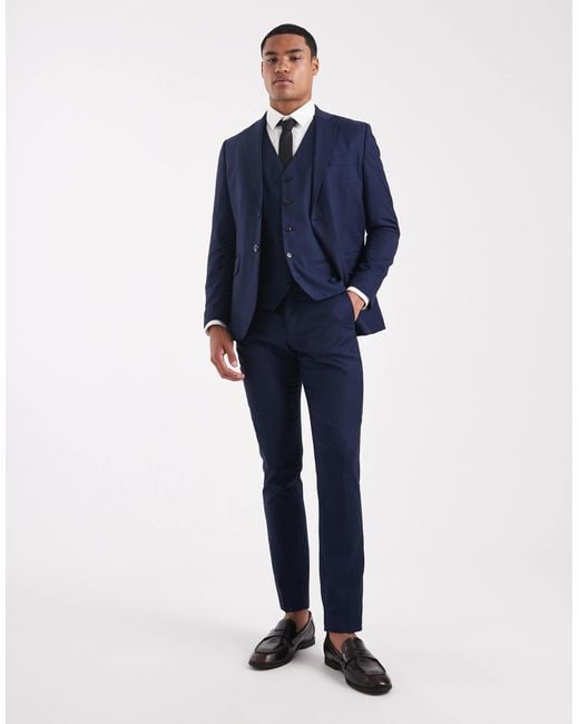 Jack & Jones Blue Super Slim Trousers for men