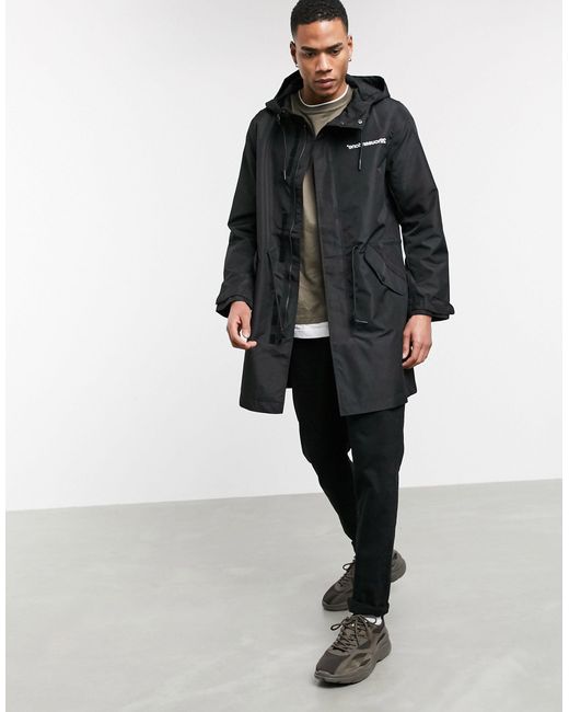 black lightweight coat