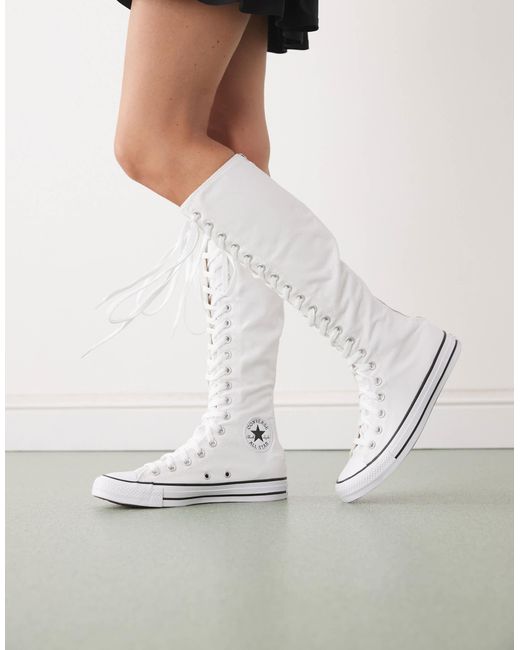 Chuck taylor all star knee xx - baskets montantes Converse en coloris Gray