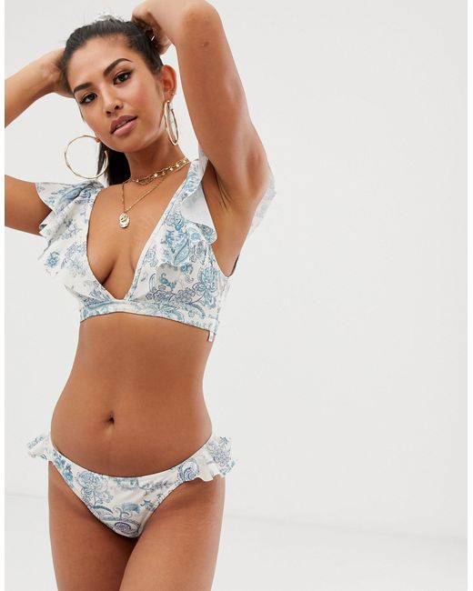 flutter sleeve bikini