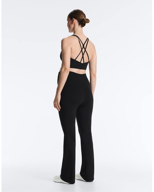 Oysho White Maternity Comfortlux 80cm Flare Trousers