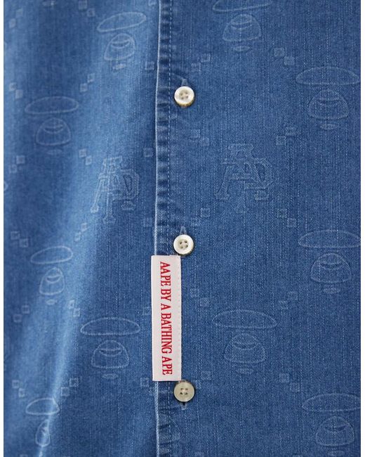 Aape By A Bathing Ape Aape By A Bathing Ape in het Blue voor heren