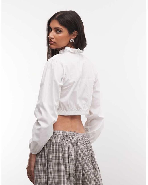 Reclaimed Vintage White Pie Crust Poplin Shirt