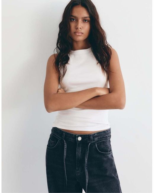Pull&Bear Set Van Tanktops in het Blue