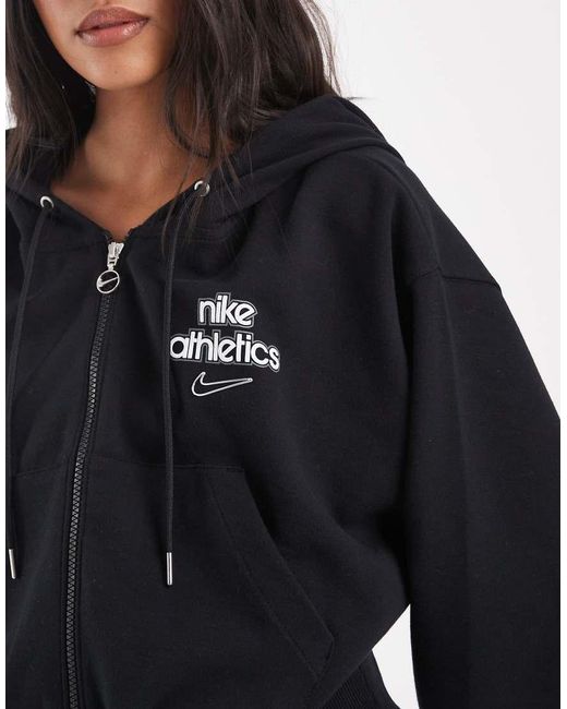 Nike Blue Phoenix Fleece Full Zip Hoodie