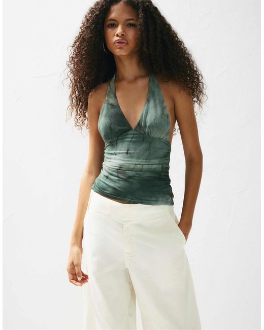 Pull&Bear Green – neckholder-oberteil