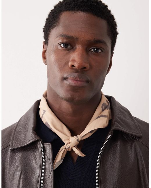 ASOS – kopftuch aus baumwolle in Black für Herren