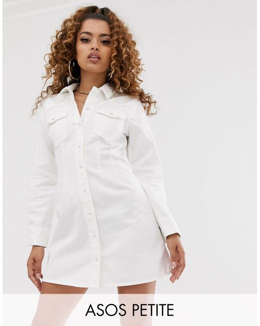 Asos White Denim Dress Deals, 56% OFF 