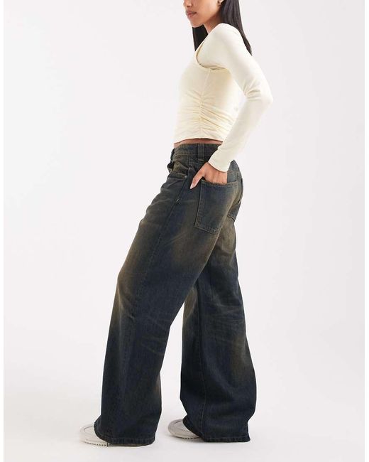 Cotton On Blue Low Super Baggy Jean