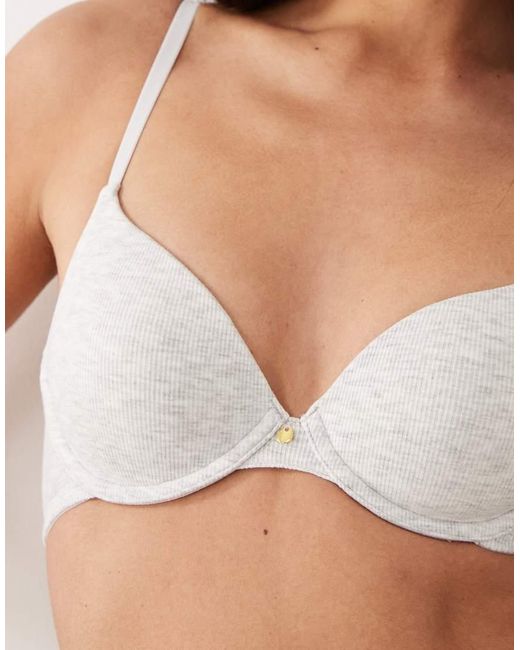 ASOS Multicolor Rib Moulded T-Shirt Bra