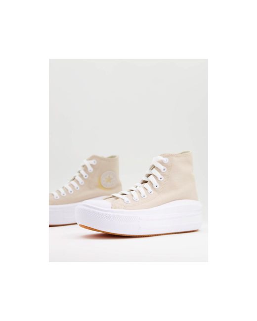 Converse Natural Chuck Taylor Move Trainers