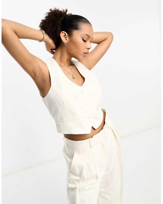 Mango Gilet in het White