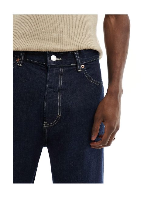 Galaxy - jeans larghi rinse di Weekday in Blue da Uomo