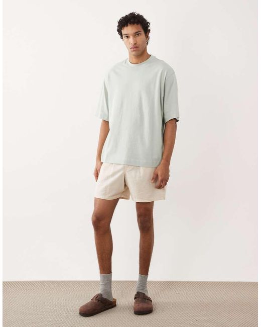 SELECTED Gray Heavyweight 220gsm Oversized T-shirt for men