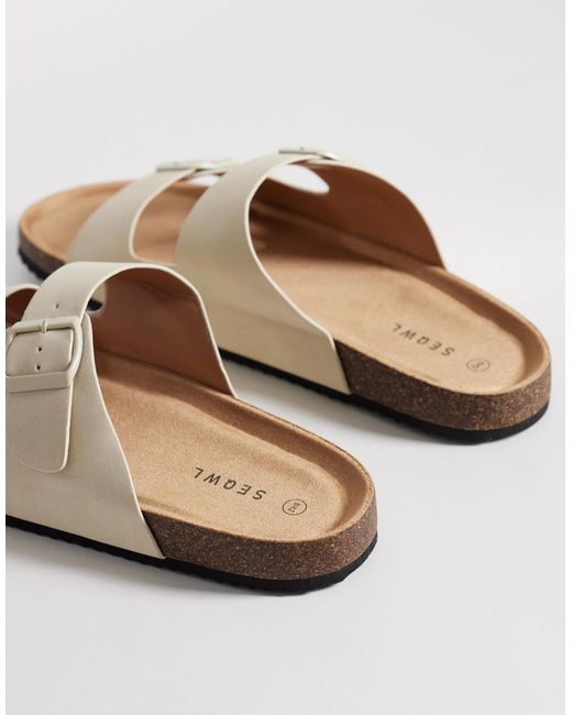 SEQWL – molsen – sandalen in White für Herren