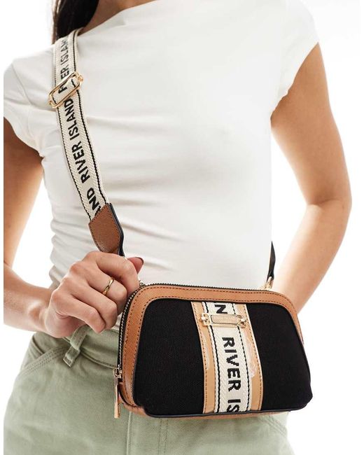 River Island Small Cross Body Bag in White Lyst UK