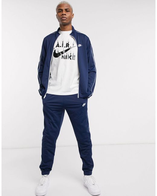 Nike Sportswear Web-Tracksuit in Blue für Herren