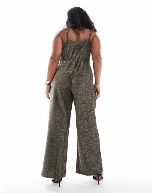 Vero Moda Black Strappy Wide Leg Jumpsuit