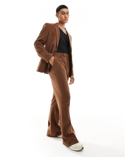sachin and babi light blue dress Vintage Male Slim High Waist Suit Black Buttons Pants