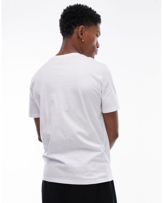 Topman White 5-pack Classic T-shirt for men