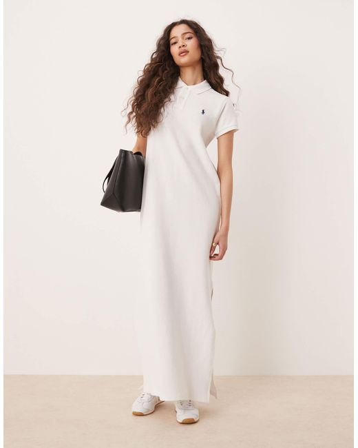 Polo Ralph Lauren Natural – maxi-t-shirt-kleid