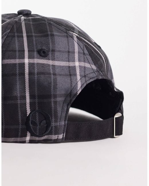 No Problemo Black Plaid Cap