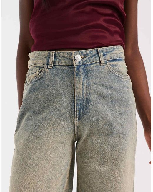 Pieces Purple Wide Leg Jeans