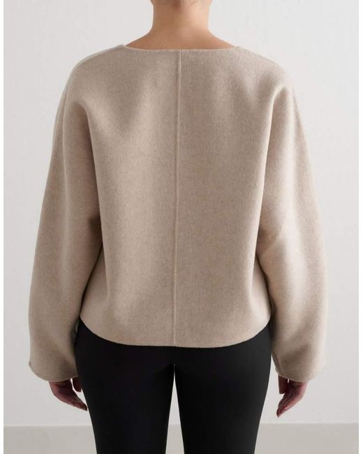 Aim'n Natural Dark Clay Wool Sweatshirt