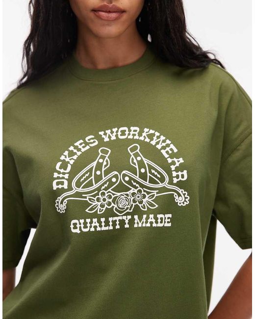 Dickies Green Bettsville Baby Tee