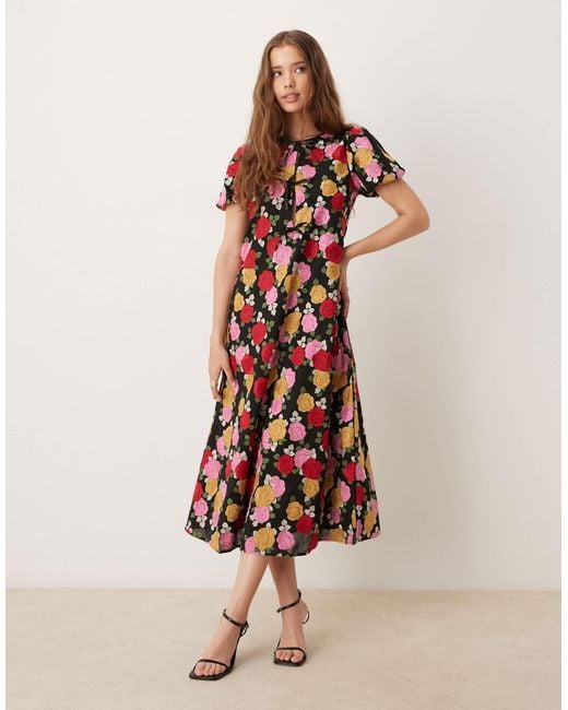 Sister Jane Multicolor Dream Embroidered Maxi Dress