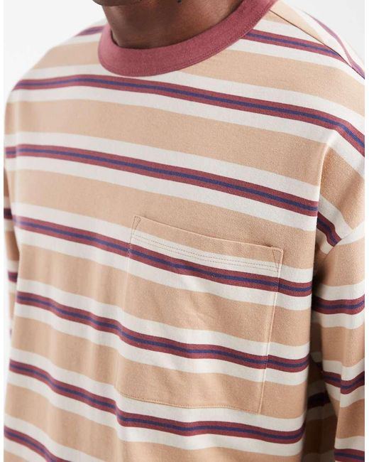 ASOS Pink Oversized T-shirt for men