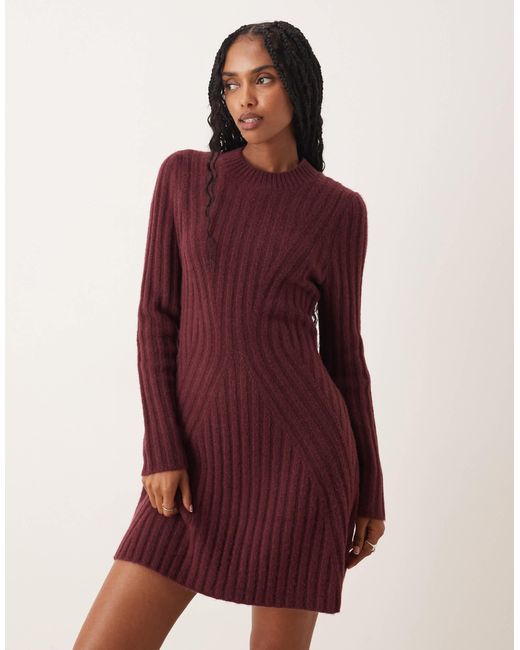 ASOS Knit Structured Mini Dress