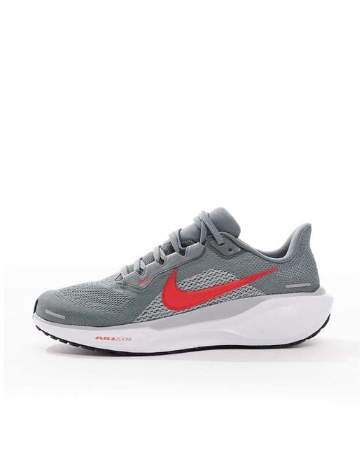 Nike Gray Air Zoom Pegasus 41 Trainers for men