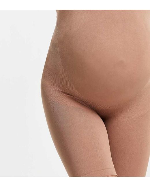 Mama.licious Brown Mamalicious Maternity Over The Bump Shapewear Shorts