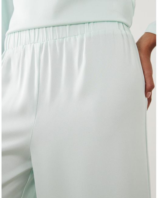 Iyal White Slim Wide Leg Trouser Co-Ord