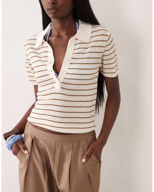 Threadbare Natural Box Pleat Wide Leg Pants