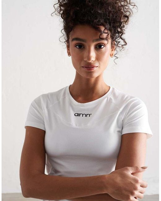 Aim'n White Soft Basic Short Sleeve