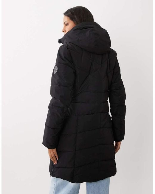 Dare 2b Black Glacier Longline Waterproof Insulated Jacket