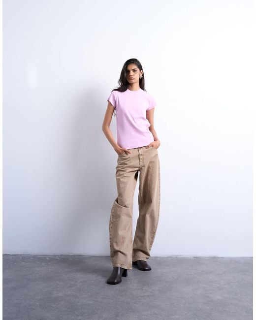 TOPSHOP Purple Everyday Tee