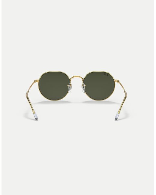 Ray-Ban Green Jack Irregular Sunglasses With Lens