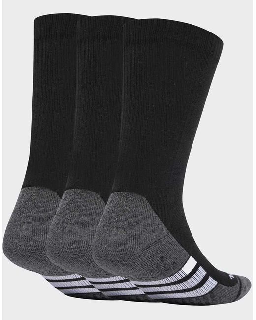 Adidas Originals Black Performance Grip Climacool Cushioned Crew Socks 3 Pairs